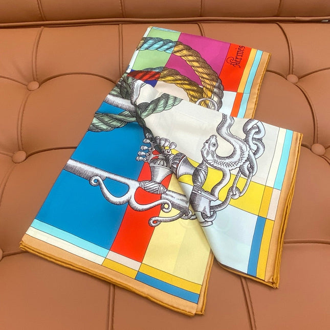 HERMES 25S SCARF 90 IN SILK 709680