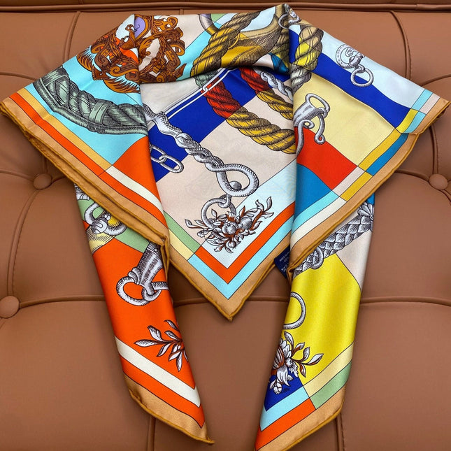 HERMES 25S SCARF 90 IN SILK 709680