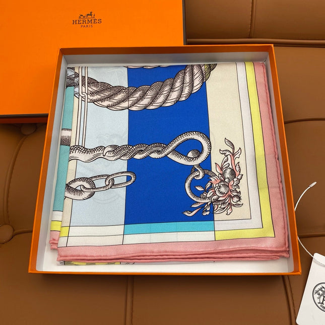 HERMES 25S SCARF 90 IN SILK 709681