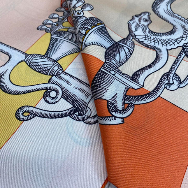 HERMES 25S SCARF 90 IN SILK 709682