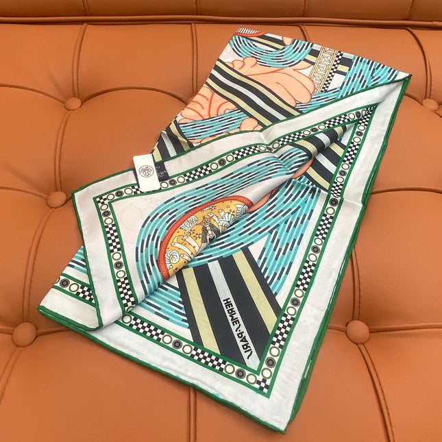 HERMES 25S SCARF 90 IN SILK 709683