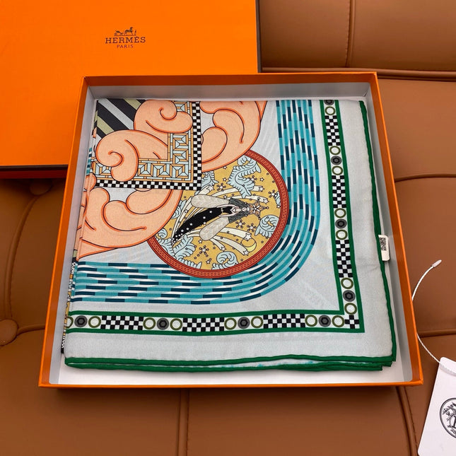 HERMES 25S SCARF 90 IN SILK 709683