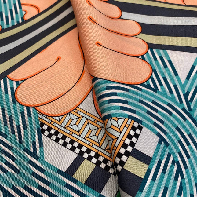 HERMES 25S SCARF 90 IN SILK 709683