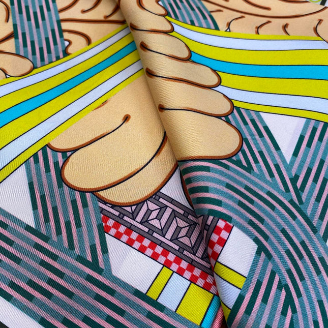 HERMES 25S SCARF 90 IN SILK 709684