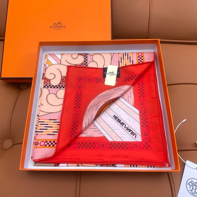 HERMES 25S SCARF 90 IN SILK 709685
