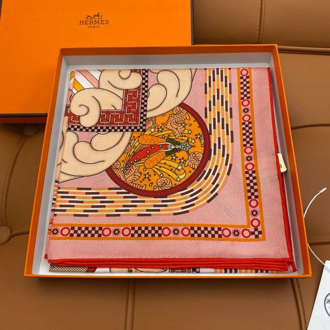 HERMES 25S SCARF 90 IN SILK 709685