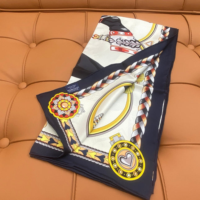 HERMES 25S SCARF 90 IN SILK 709687