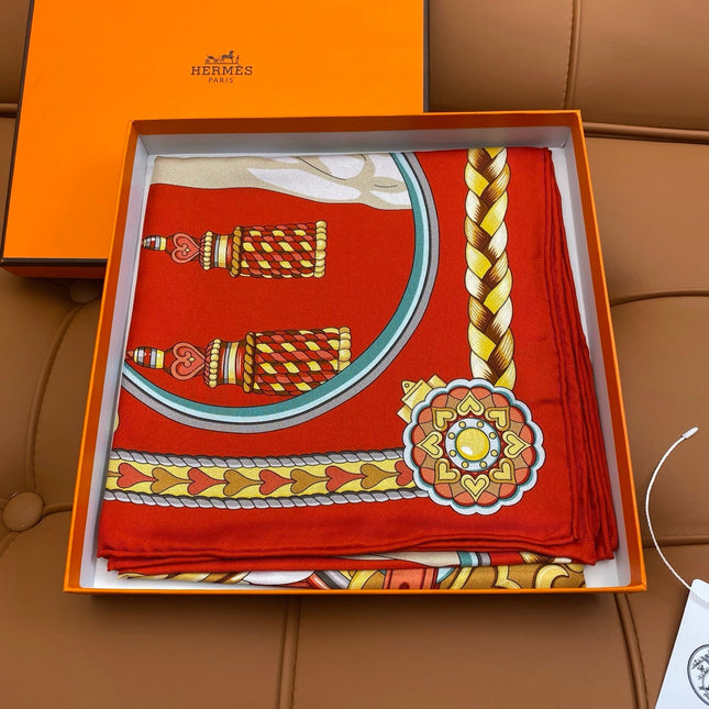 HERMES 25S SCARF 90 IN SILK 709688