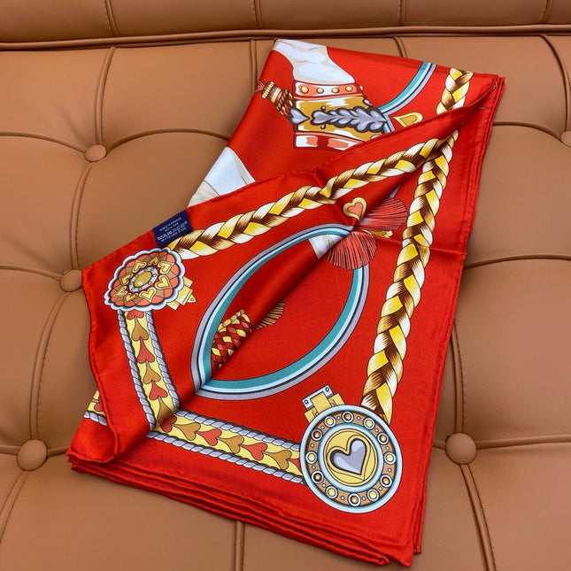 HERMES 25S SCARF 90 IN SILK 709688