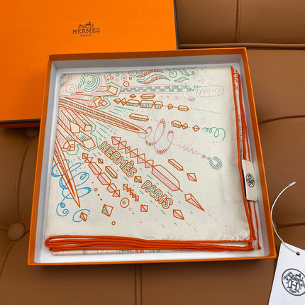 HERMES 25S SCARF 90 IN SILK 709689