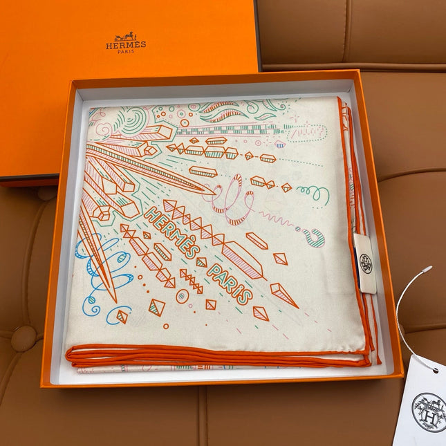 HERMES 25S SCARF 90 IN SILK 709689