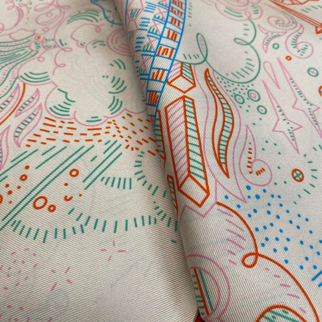 HERMES 25S SCARF 90 IN SILK 709689