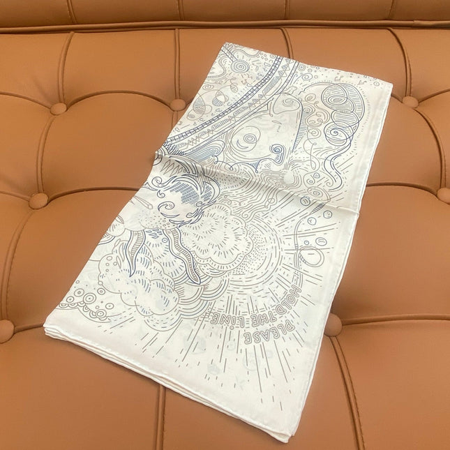 HERMES 25S SCARF 90 IN SILK 709690