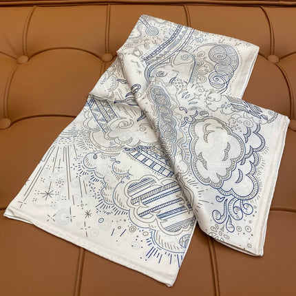 HERMES 25S SCARF 90 IN SILK 709690