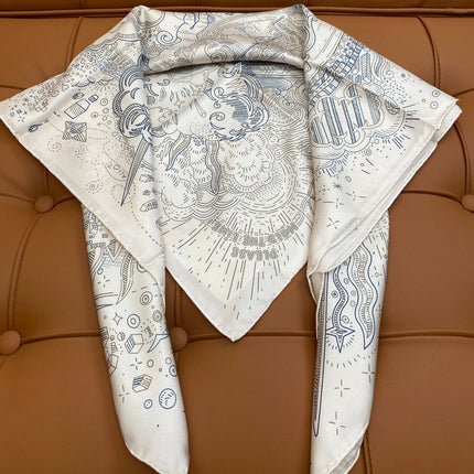 HERMES 25S SCARF 90 IN SILK 709690