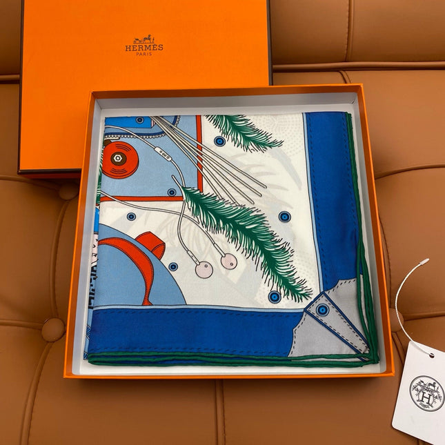HERMES 25S SCARF 90 IN SILK 718477
