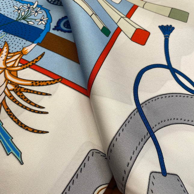 HERMES 25S SCARF 90 IN SILK 718477