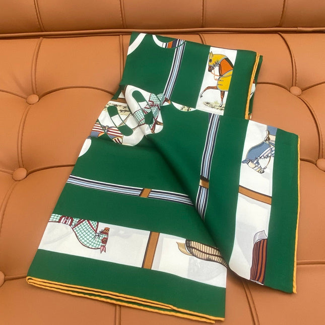 HERMES 25S SCARF 90 IN SILK 718484