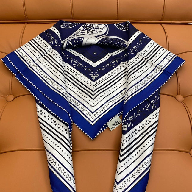 HERMES 25S SCARF 90 IN SILK 718485