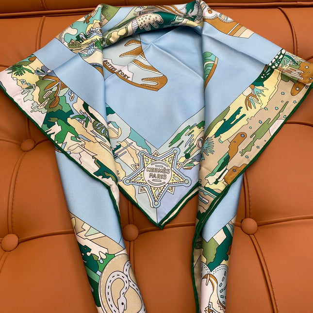 HERMES 25S SCARF 90 IN SILK 718482