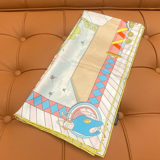 HERMES 25S SCARF 90 IN SILK 718486