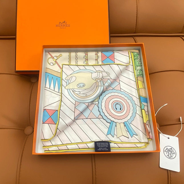 HERMES 25S SCARF 90 IN SILK 718486
