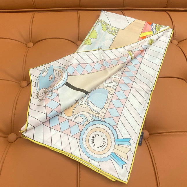 HERMES 25S SCARF 90 IN SILK 718486