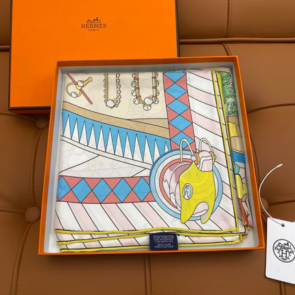 HERMES 25S SCARF 90 IN SILK 718486