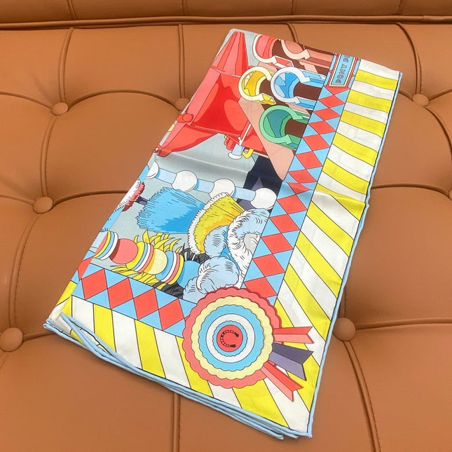 HERMES 25S SCARF 90 IN SILK 718487