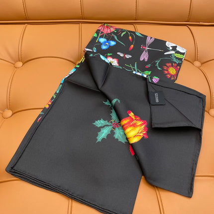 GUCCI 25S SCARF 90 IN SILK 718505