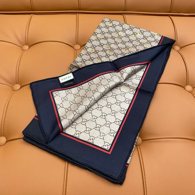 GUCCI 25S SCARF 90 IN SILK 718509