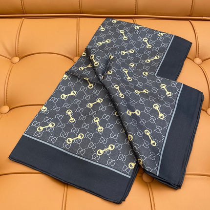 GUCCI 25S SCARF 90 IN SILK 718514