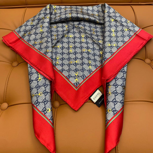 GUCCI 25S SCARF 90 IN SILK 718515