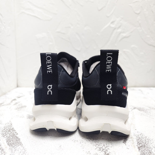 CLOUDTILT 2.0 SNEAKER IN BLACK CALFSKIN AND BREATHABLE MESH