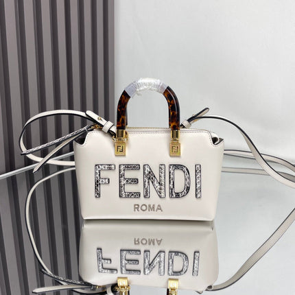 BY THE WAY MINI 18 IN WHITE LAMBSKIN GOLD HARDWARE