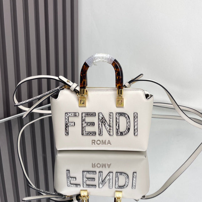 BY THE WAY MINI 18 IN WHITE LAMBSKIN GOLD HARDWARE