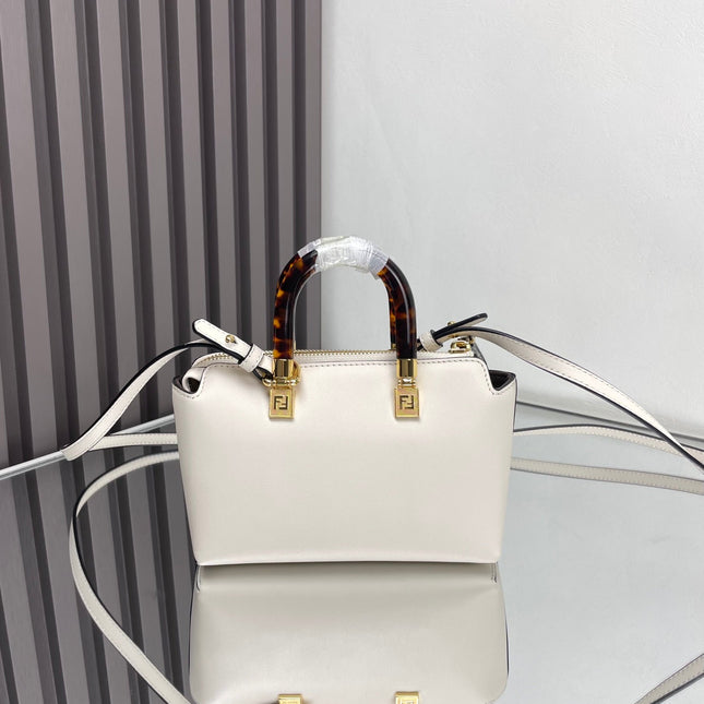 BY THE WAY MINI 18 IN WHITE LAMBSKIN GOLD HARDWARE