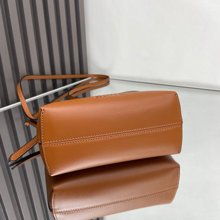 BY THE WAY MINI 18 IN BURNT ORANGE EMBOSSED CALFSKIN GOLD HARDWARE