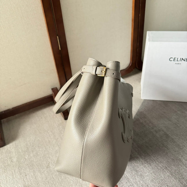 MEDIUM CABAS ANAÏS CUIR TRIOMPHE 54 IN NOMAD GRAINED CALFSKIN
