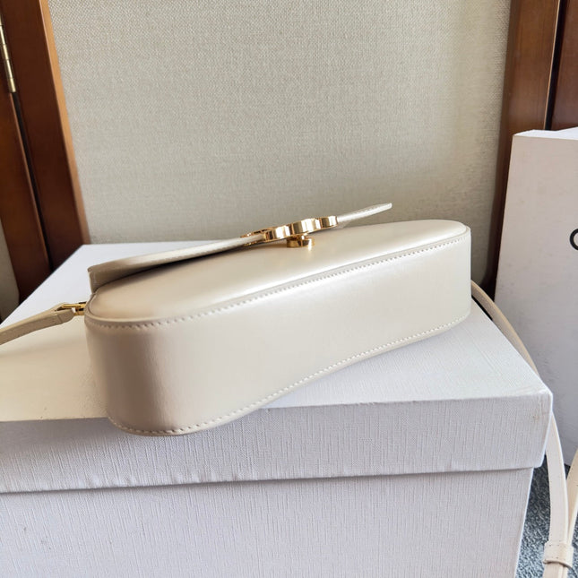 TEEN LOLA 20 IN WHITE CALFSKIN GOLD HARDWARE