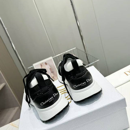 CD RUN SNEAKER 25S IN BLACK MESH FABRIC TWO-TONE SOLE