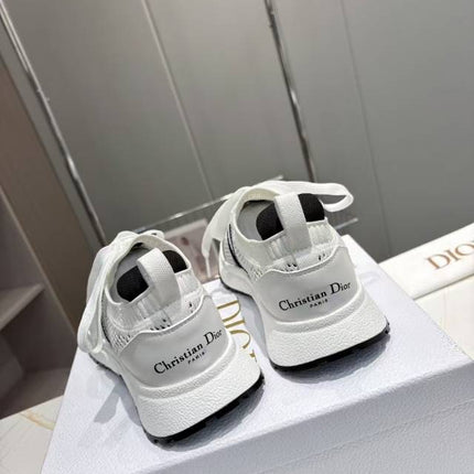 CD RUN SNEAKER 25S IN BLACK AND WHITE MESH FABRIC TWO-TONE SOLE