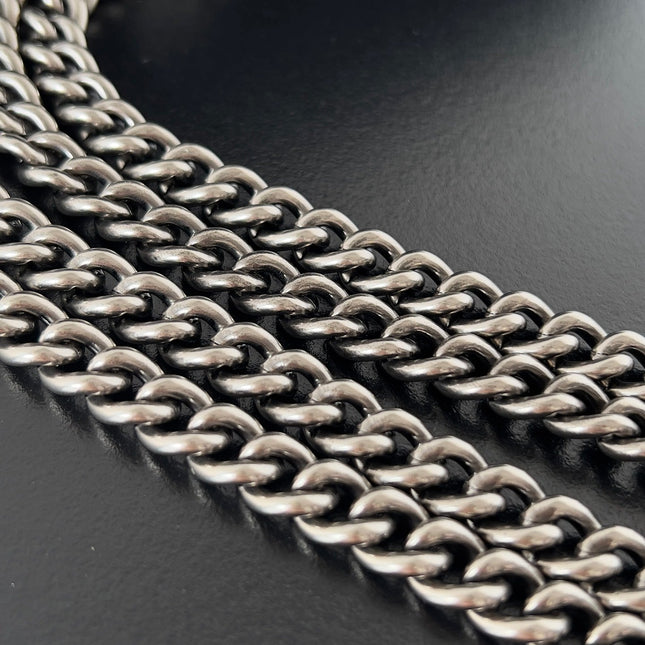 CRUSH TOTE BAG 20 IN BLACK QUILTED CALFSKIN SILVER HARDWARE