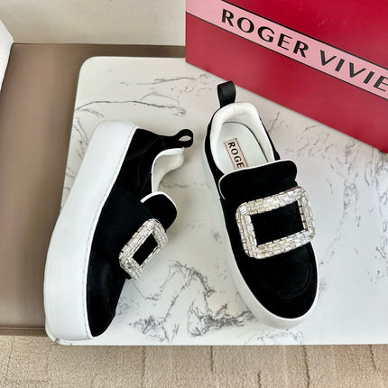 VIV' UP SNEAKERS IN BLACK SUEDE