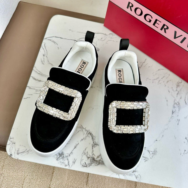 VIV' UP SNEAKERS IN BLACK SUEDE