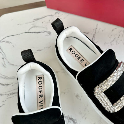 VIV' UP SNEAKERS IN BLACK SUEDE