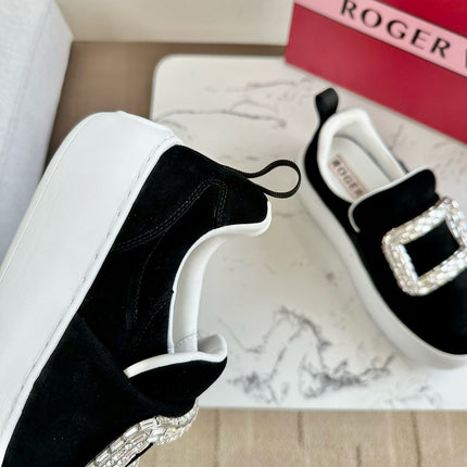 VIV' UP SNEAKERS IN BLACK SUEDE