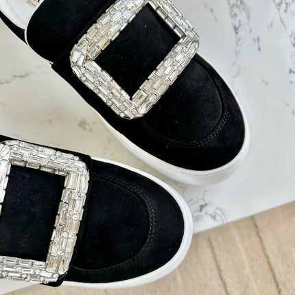 VIV' UP SNEAKERS IN BLACK SUEDE