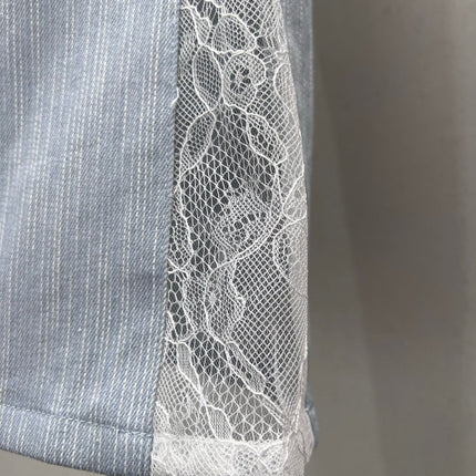 CC Flared Jeans Blue Gray Cotton