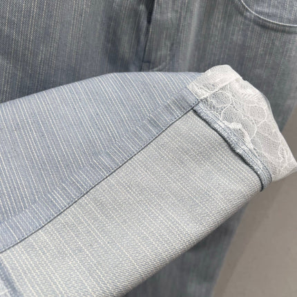 CC Flared Jeans Blue Gray Cotton